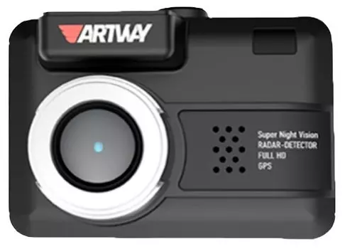 Видеорегистратор Artway MD-105, 1920x1080 30 к/с, 170°, G-сенсор, microSD (microSDHC)