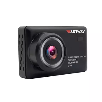 Видеорегистратор Artway MD-110, 2304x1296 30 к/с, 170°, G-сенсор, радар-детектор, microSD (microSDXC), черный (1841726)