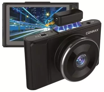 Видеорегистратор CENMAX FHD, 1920x1080 30 к/с, 170°, G-сенсор, microSD (microSDHC) (FHD-500)