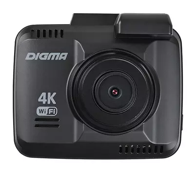 Видеорегистратор Digma FreeDrive 600-GW DUAL 4K, 2 камеры, 2880x2160 24 к/с, 150°, G-сенсор, WiFi (FD600D4)