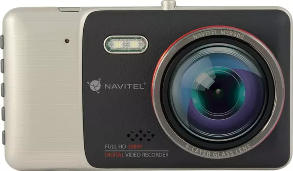 Видеорегистратор Navitel MSR900, 1920x1080 30 к/с, 170°, 4" 800x480, G-сенсор, microSD (microSDHC)