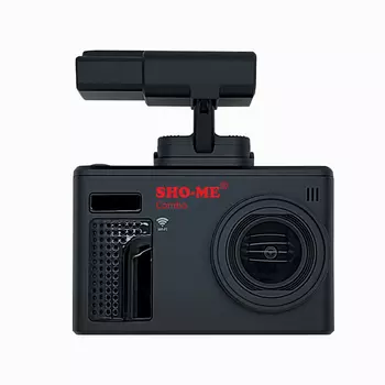 Видеорегистратор Sho-Me Combo Note WiFi, 1920x1080 30 к/с, 135°, G-сенсор, GPS/ГЛОНАСС, WiFi, радар-детектор, microSD (microSDHC) (1596286)