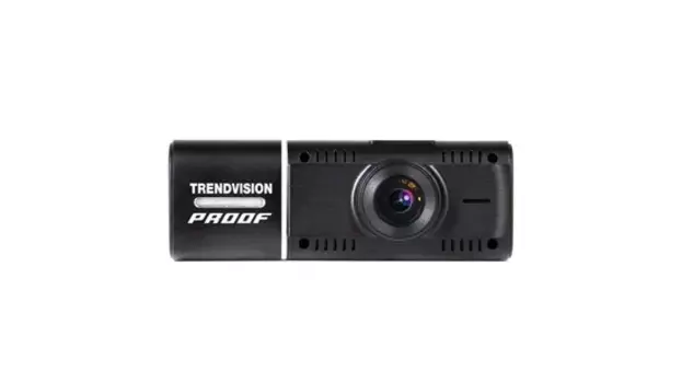 Видеорегистратор TrendVision Proof PRO GPS, 2 камеры, 170°, 1.5" 320x240, G-сенсор, GPS/ГЛОНАСС, microSD (microSDXC)