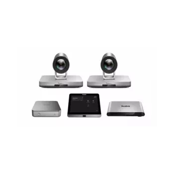 Видеотерминал Yealink MVC900 II-C2-002 , Видеокамера UVC80-2 шт., хаб UVC90, MTouch II, мини-ПК, WPP20-2 шт., AMS 2 года, серебристый/черный (MVC900 II-C2-002 )