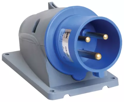 Вилка угловая IEK MAGNUM ССИ-523, IEC 60309-2, 32A, б/з, IP44, синий (PSN51-032-3)