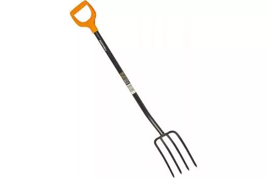 Вилы FISKARS Solid, с черенком, 4 зуба (1026687)