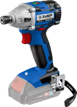 Винтоверт ЗУБР Professional GVB-250, аккумуляторный, ударный, 280 Н·м, шестигранный (1/4HEX), Li-Ion, 20В, 1.7кг поставляется без аккумуляторов и зарядного устройства