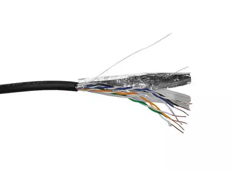 Витая пара FTP кат.5e, 4 пары, CU, 305м., внешний, одножильный, PE, черный, NETKO Optima Gold N.FTP-69883.05E.1H (69883)