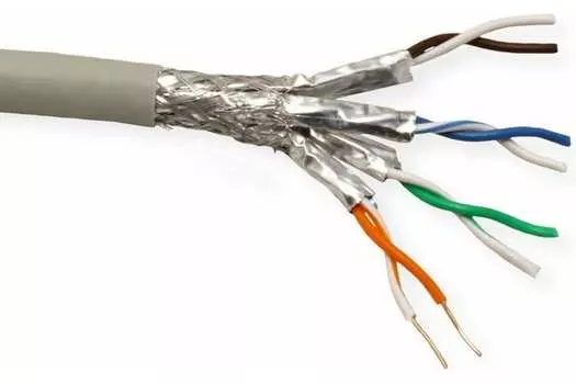 Витая пара SSTP кат.6, 4 пары, CU, 305м., внутренний, многожильный, LSZH, серый, Lanmaster (LAN-6ESSTP-LSZH-GY)