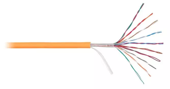 Витая пара UTP кат.3, 10 пар, CU, 0.405 мм, 305м., внутренний, одножильный, нг(А)-HF, оранжевый, NIKOMAX (NMC 2120C-10-OR)