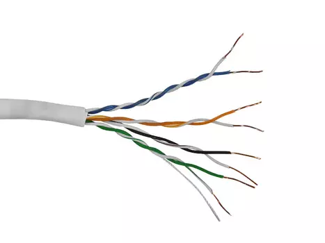 Витая пара UTP кат.5e, 4 пары, CU, 305м., внутренний, одножильный, нг(A)-LSLTx, светло-серый, NETKO Optima Gold (N.UTP-69456.05E.2B)