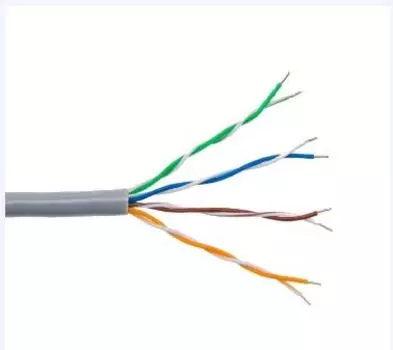 Витая пара UTP кат.5e, 4 пары, CCA, 0.4 мм, 305м., внутренний, одножильный, серый, BION (BCL-U5440-101)