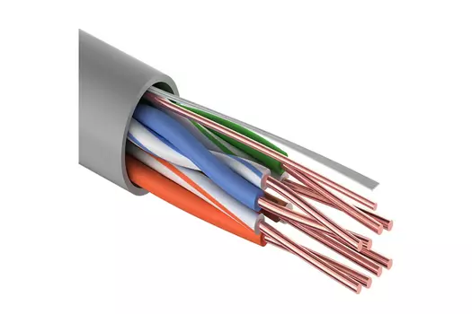 Витая пара UTP кат.5e, 4 пары, CCA, 25м., внутренний, одножильный, серый, Proconnect (01-0043-3-25)