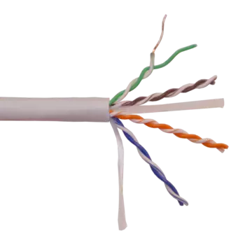 Витая пара UTP кат.6, 4 пары, CU, 305м., внутренний, одножильный, нг(А)-HF (LSZH), серый, Lanmaster LAN-6EUTP-HFLT-GY (LAN-6EUTP-HFLT-GY)