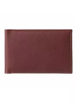 Визитница/кредитница однорядная BRAUBERG Favorite, 24, под фактурную кожу, бордовая (232293)