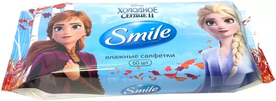 Салфетки антисептические Smile Frozen 60шт