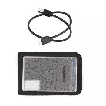 Внешний бокс Gembird, 1x2.5" USB 3.0, пластик, прозрачный (EE2-U3S-32P)