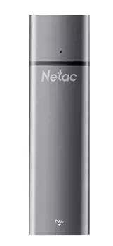 Внешний бокс Netac WH21, 1xM.2 USB3.0 Type-C, темно-серый (NT07WH21-30C0)