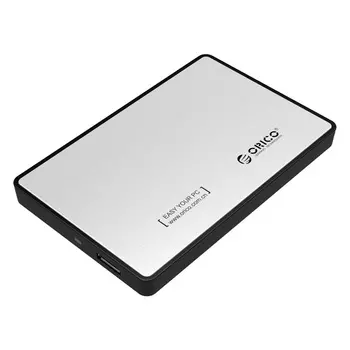 Внешний бокс Orico 1x 2.5" USB 3.0, серебристый (2588US3-SV)