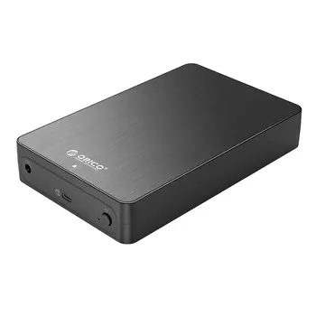 Внешний бокс Orico HM35C3, 1x2.5"/3.5" USB 3.1 Type-C, черный (HM35C3-EU-BK-BP-A)