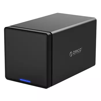 Внешний бокс Orico NS400RC3, 4x 3.5" USB 3.1 Type-C, черный (NS400RC3-BK)