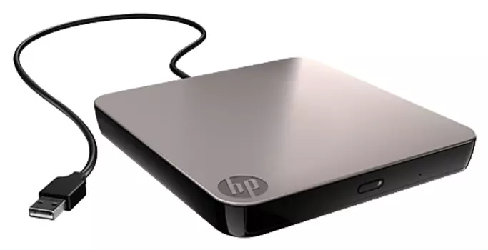 Внешний привод DVD-RW HP, USB 2.0, черный, Retail (701498-B21)