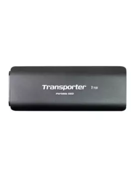 Внешний SSD Patriot Transporter 1Tb, 1.8", USB 3.2 Gen2 Type-C, черный (PTP1TBPEC)