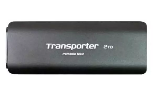 Внешний SSD Patriot Transporter 2Tb, 1.8", USB 3.2 Gen2 Type-C, черный (PTP2TBPEC)