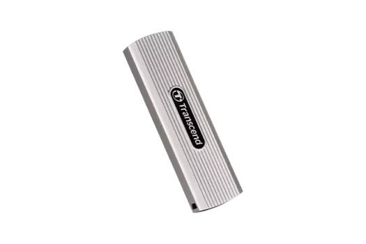 Внешний SSD Transcend ESD320A 2Tb, 1.8", USB 3.1 Type-A, серый (TS2TESD320A)