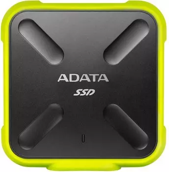 Внешний твердотельный накопитель (SSD) ADATA 512Gb SD700, 3.3", USB 3.1, желтый (ASD700-512GU31-CYL)