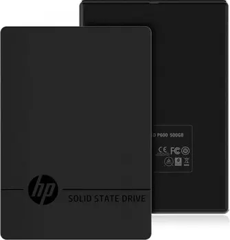 Внешний твердотельный накопитель (SSD) HP 500Gb P600, 2.5", USB 3.1/Type-C, черный (3XJ07AA)