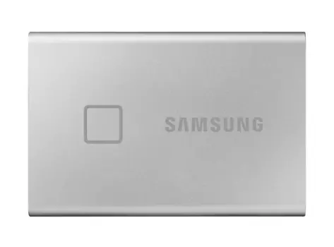 Внешний твердотельный накопитель (SSD) Samsung 2Tb T7 Touсh, 1.8", USB 3.2/Type-C, серебристый (MU-PC2T0S/WW)