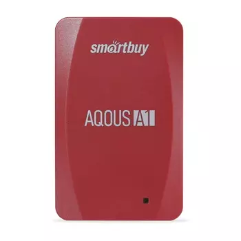 Внешний твердотельный накопитель (SSD) SmartBuy 1Tb Aqous A1, 1.8", USB 3.1, красный (SB001TB-A1R-U31C)