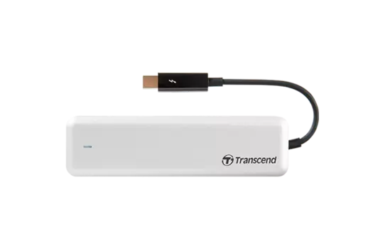 Внешний твердотельный накопитель (SSD) Transcend 960Gb JetDrive 855, Thunderbolt, серебристый (TS960GJDM855)