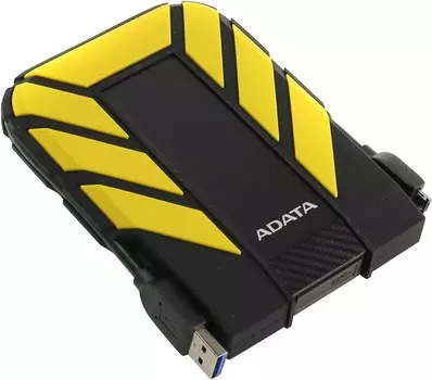 Внешний жесткий диск (HDD) ADATA 1Tb HD710 Pro, 2.5", USB 3.1, черный/желтый (AHD710P-1TU31-CYL)