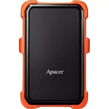 Внешний жесткий диск (HDD) APACER 1Tb AC630, 2.5", USB 3.1, черный/оранжевый (AP1TBAC630T-1)