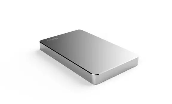 Внешний жесткий диск (HDD) Netac 1Tb K330, 2.5", USB 3.0, серебристый (NT05K330N-001T-30SL)