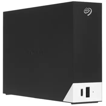 Внешний жесткий диск (HDD) Seagate 10Tb One Touch With HUB, 3.5", USB 3.0 micro-B, черный/серый (STLC10000400)