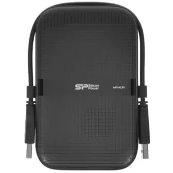 Внешний жесткий диск (HDD) Silicon Power 2Tb Armor A60, 2.5", USB 3.2 Gen 1, черный (SP020TBPHDA60S3A)