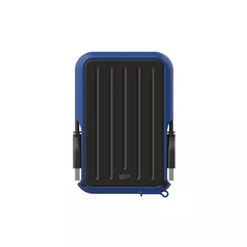 Внешний жесткий диск (HDD) Silicon Power 2Tb Armor A66, 2.5", USB 3.2, черный/синий (SP020TBPHD66SS3B)
