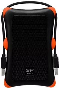 Внешний жесткий диск (HDD) Silicon Power 2Tb Armor A30, 2.5", USB 3.0, черный (SP020TBPHDA30S3A)