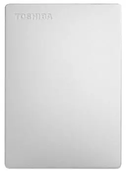 Внешний жесткий диск (HDD) Toshiba 1Tb Canvio Slim, 2.5", USB 3.0, серебристый (HDTD310ES3DA)
