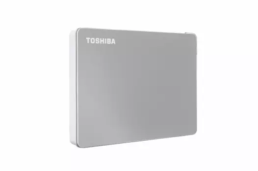 Внешний жесткий диск (HDD) Toshiba 2Tb Canvio Flex, 2.5", USB 3.0, серебристый (HDTX120ESCAA)