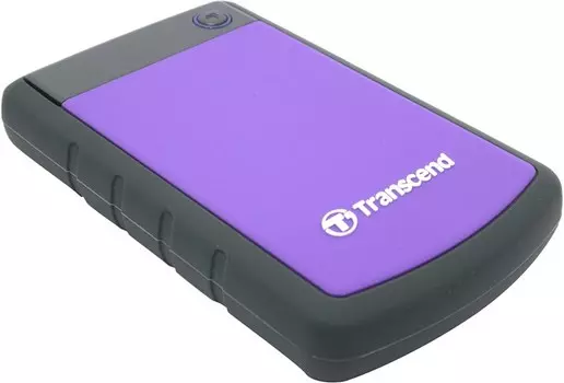 Внешний жесткий диск (HDD) Transcend 1Tb, фиолетовый (TS1TSJ25H3P)