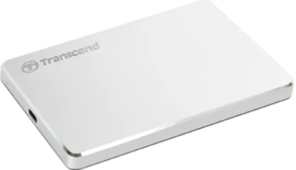 Внешний жесткий диск (HDD) Transcend 1Tb StoreJet 25C3S, 2.5", USB 3.1 Type-C, серебристый (TS1TSJ25C3S)