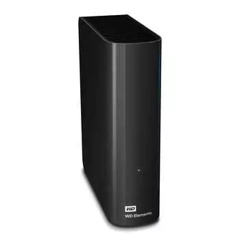 Внешний жесткий диск (HDD) Western Digital 16Tb Elements Desktop, 3.5", USB 3.0, черный (WDBWLG0160HBK-EESN/WDBWLG0160HBK-EESN)