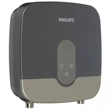 Водонагреватель электрический проточный/литой алюминий, PHILIPS AWH1006/51(55LA) AquaShield (НС-1516916)