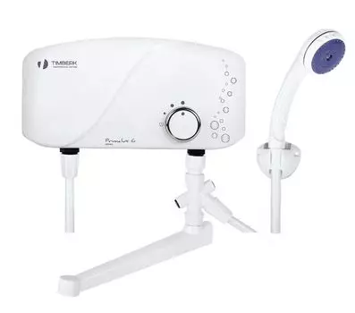 Водонагреватель электрический проточный/нержавеющая сталь 4.5л/мин 6.5 кВт (220 В), над раковиной установка, Timberk Primalux WHEL-7 OSC (1063453)