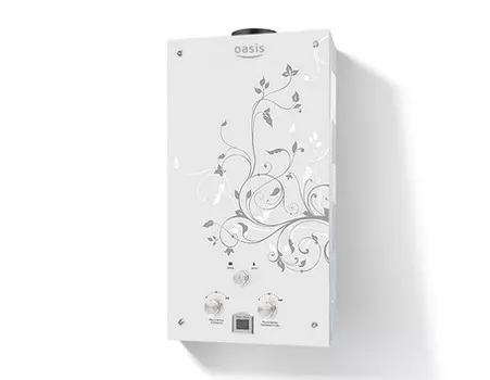 Водонагреватель газовый проточный 10л/мин 20 кВт, Oasis 20ZG Glass (20ZG)