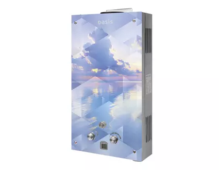 Водонагреватель газовый проточный 10л/мин 20 кВт, Oasis 20SG Glass (20SG)